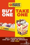 Want Buy 1 Take 1? Let It Be Mister Donut!
