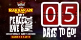 5 day left until RAKRAKAN FESTIVAL 2019!