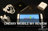 Cherry Mobile M1 review: unboxing + hands-on first impressions