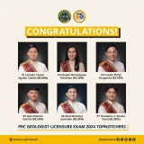100% Passing rate: All 50 UP Geologists pass 2024 PRC Licensure Exam