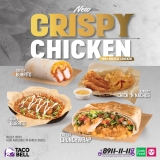 The hot, new chick is making a comeback at Taco Bell!  Enjoy crispy chicken in four Taco Bell favorites