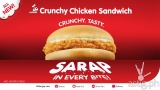 Jollibee’s Crunchy Chicken Sandwich has been re-launched