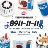 8911-11-11 is Dairy Queen, Taco Bell, Pizza Hut delivery hotline