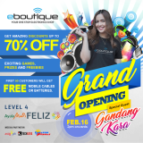 The Electronics Boutique (EBoutique) opens at Ayala Malls Feliz