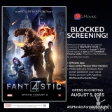Fantastic 4 blocked screening giveaway by GMovies
