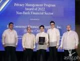 Home Credit Philippines wins the Privacy Management Program Award during the National Privacy Commission’s PAW Awards 2022