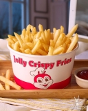 Jollibee Crispy Fries Bucket is so big it’s good for 4 people at P129