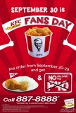 KFC Delivery Fans Day on Sept 30: free softdrinks + chicken await