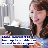 Globe and KonsultaMD team up in order to provide accessible and free mental health support for Filipinos