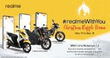 realme is giving away six motorcycles this Christmas