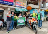 A sari-sari store owner from Negros Oriental just won a brand-new motorcycle from Smart