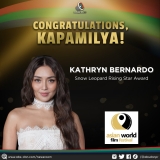 Kathryn Bernardo wins rising star award at Asian World Film Festival for Hello, Love, Again