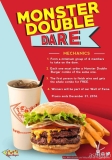 Teddy’s Monster Double Dare: win to eat at Teddy’s Bigger Burgers for FREE