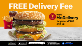 McDonald’s: FREE delivery for orders P200 and above this August