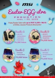 MSI egg-cites us with a huge sale for the entire month of April