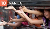 Manila is #10 most dangerous in the world for female travelers