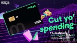 Cut your average spending for everyday transactions with the Maya Visa card