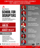 Adding More Problem Solvers with Entrepreneurs: New Bold U returns with School for Disrupters, a two-day masterclass for CEO, Founders, Leaders