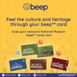 Collectible #beep cards featuring National Museum treasures