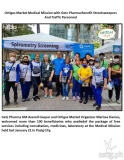 Ortigas Market Holds Medical Mission for Sanitation, Security and Traffic Personnel