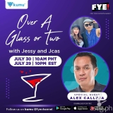 Filipino-American podcasters bring their hit show “Over a Glass or Two” to the FYE Channel