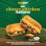 Cheesy Chicken Italiano is the ultimate solo or group treat at Subway