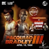Pacquiao vs Bradley 3 to air on April 10