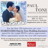 Toni Gonzaga & Paul Soriano fans day & autograph signing at Trinoma