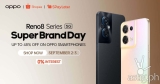 Enjoy incredible deals and treats from OPPO on the Shopee Super Brand Day from September 2 to 3