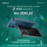 Infinix ZERO 5G giveaway for their Zero 5Gorgeous Transformations TikTok Challenge