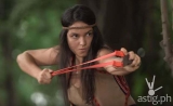 Sarah Lahbati as Tiradora: craziest villain name ever?