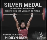 PH Rep Hidilyn Diaz bags silver in Rio Olympics, to be awarded 5M, house & lot