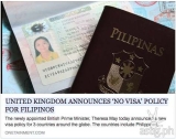No Visa policy for Filipinos in UK? It’s a hoax!