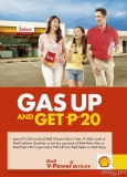 Shell will return P20 when you gas up for P1200