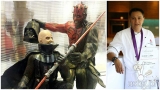 This Star Wars figure is pure chocolate and took 200 hours to make