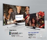 Samsung Curved UHD TV promo + price drop
