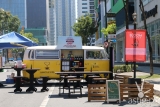 Why is this roving vintage Volkswagen giving away free coffee?