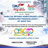 Tulong-Tulong sa Pag-Ahon: Isang Daan sa Pagtutulungan segment tributes those involved in the 100-day online fund drive