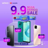 Score up to 45% off WIKO T-Series phones and get exciting freebies this coming 9.9 sale in Lazada and Shopee