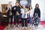 Wrestling champs Pretty Deadly gives Pinoy UK Ambassador his own NXT UK Championship Belt