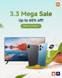 Xiaomi 3.3 Sale: Up to 65% Off Smartphones and Gadgets!