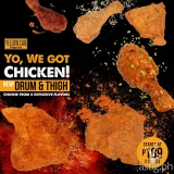 Discover The new six Flavors of Yellow Cab Drum & Thigh