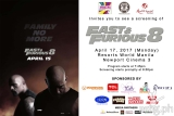 Fast and Furious 8 giveaway: free 2 tickets for every 5 purchased [event]
