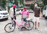 Rider whose stolen bike went viral gets a new e-bike from foodpanda and Bmart