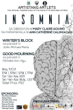 Insomnia: a twin-bill production staging “Good Mourning” and “Writer’s Block”