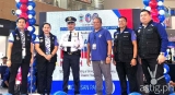            SG Hassan Pasco receives a Plaque of Recognition from CDRRMO