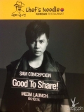 Sam Concepcion is Chef’s Noodle’s Newest Celebrity Endorser