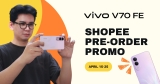 Vivo V70 FE price drop: 200MP camera phone now only P22K on Shopee