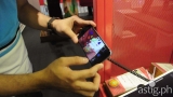 Augmented reality app at the Globe GEN3 store in SM North EDSA