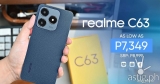 realme C63 is a stain+scratch resistant phone for P8,999
